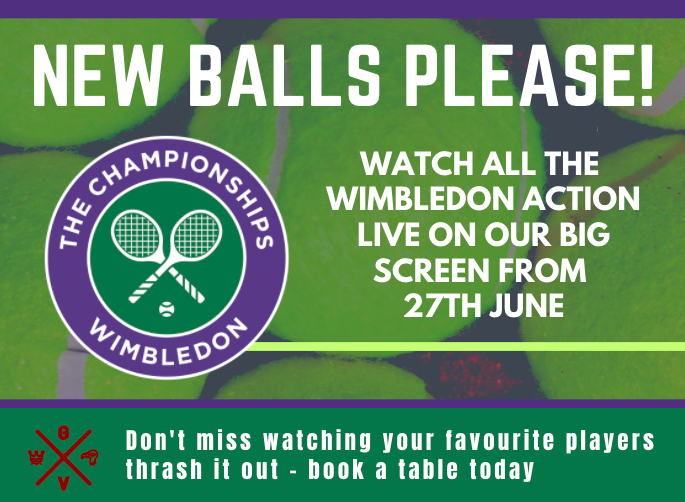 watch wimbledon live at the george and vulture