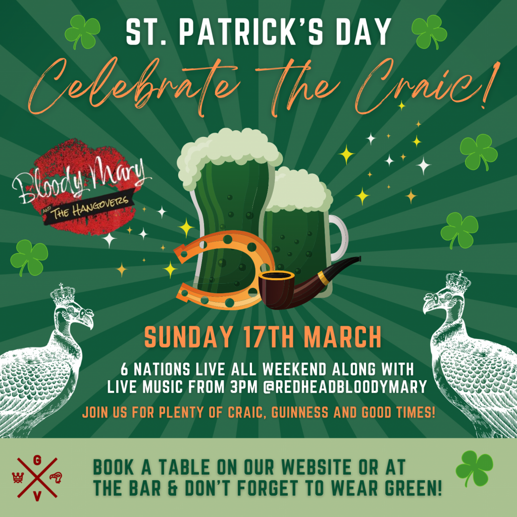 st patrick's day george and vulture hoxton london